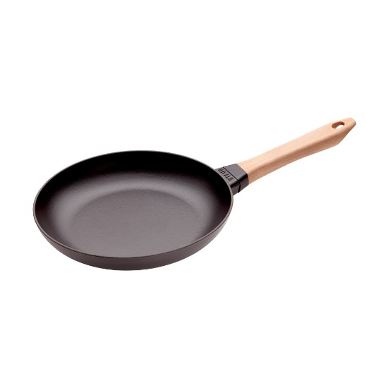 Tigaie fonta cu maner de lemn, 26 cm - Staub