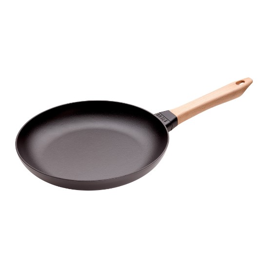 Tigaie fonta cu maner din lemn, 28 cm - Staub