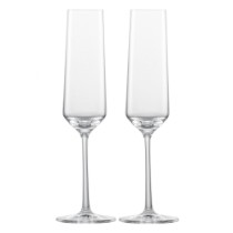 Set 2 cupe sampanie, sticla cristalina, 209ml, "Pure" - Schott Zwiesel