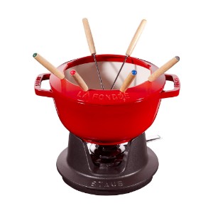 Set fondue, fonta, 20cm, Cherry - Staub