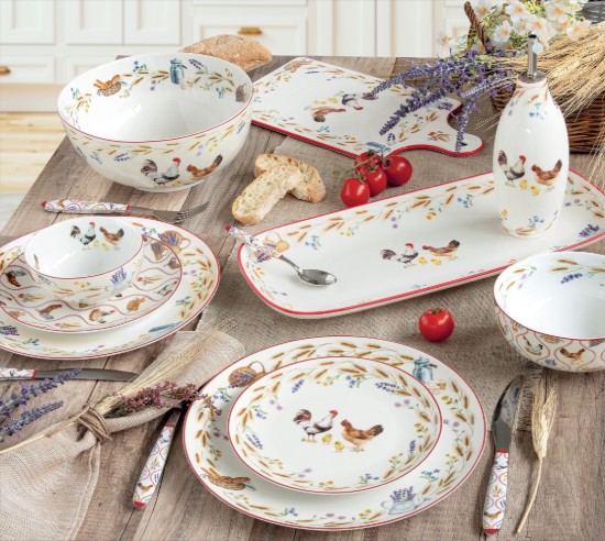 Bol portelan, 23cm, "Country Life" - Easy Life
