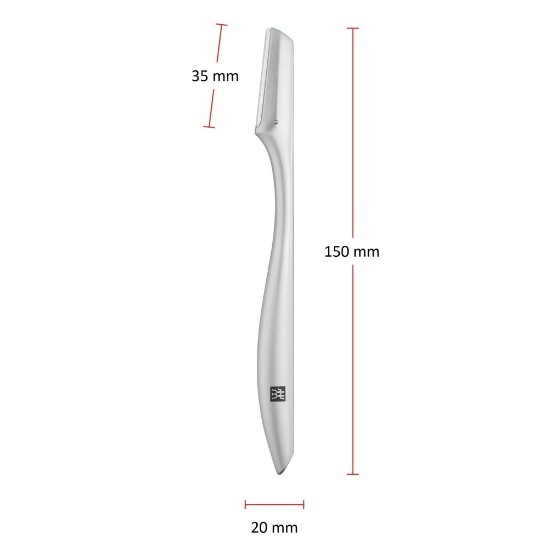 Aparat de ras pentru par facial, 15 cm, inox mat - Zwilling PREMIUM