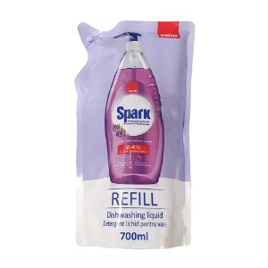 Rezerva detergent vase, Spark, Lavanda, 700 ml - Sano