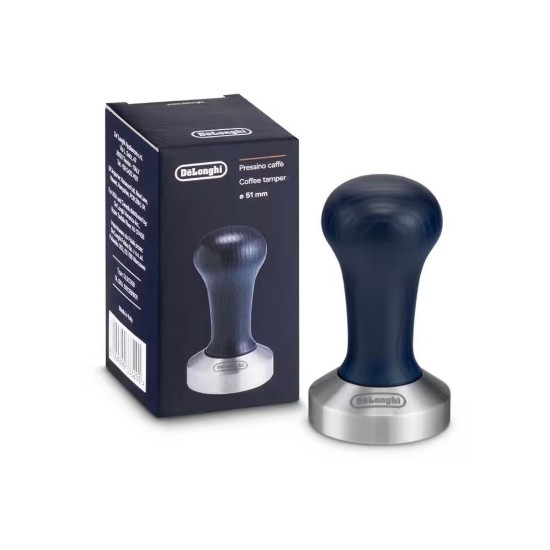 Tamper pentru cafea, inox, 51 mm - DeLonghi