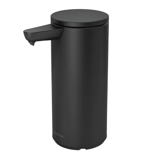 Dozator cu senzor, sapun lichid, 266 ml, inox, Negru - simplehuman