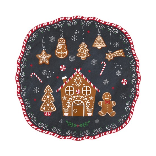 Farfurie desert, portelan, 20cm, "GINGERBREAD" - Nuova R2S