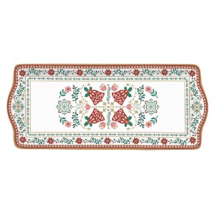 Tava servire, portelan, 35x15cm, "Christmas Folk" - Easy Life