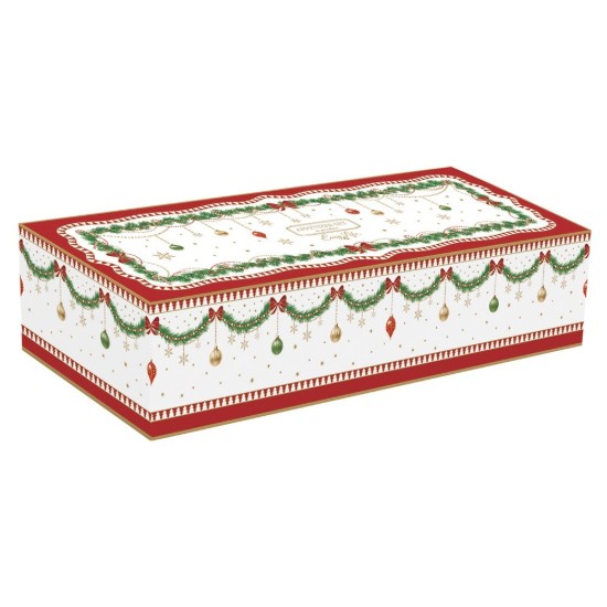 Set 3 boluri aperitive, cu tava din bambus, "Magie de Noel" - Easy Life