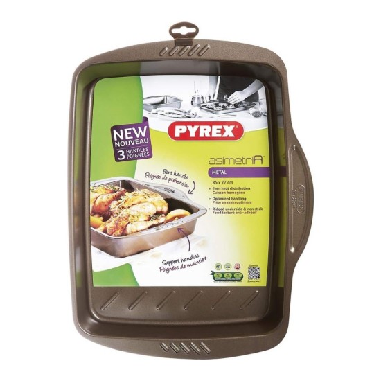 Tava de copt, otel carbon, 35x27cm - PYREX