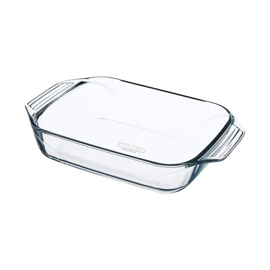 Set 2 vase dreptunghiulare, din sticla termorezistenta, 3L/4L - PYREX