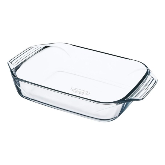 Set 2 vase dreptunghiulare, din sticla termorezistenta, 3L/4L - PYREX