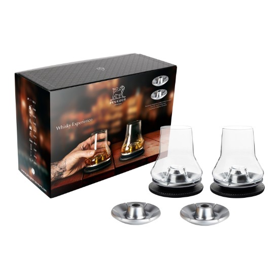 Set 2 pahare whisky, cu baza de racire, "Experience" - Peugeot