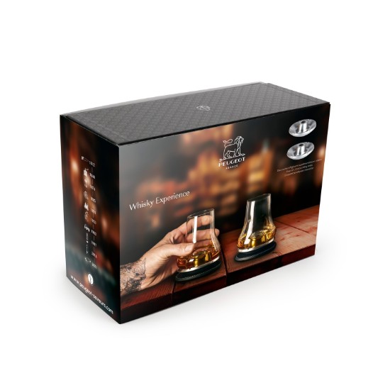 Set 2 pahare whisky, cu baza de racire, "Experience" - Peugeot