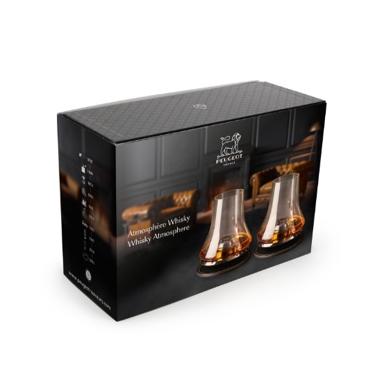 Set 2 pahare whisky, cu baza de racire, "Atmosphere" - Peugeot