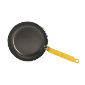 Tigaie antiaderenta, 24 cm, "CHOC HACCP", galben - de Buyer
