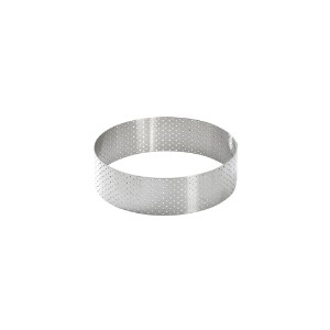 Forma perforata pentru tarta, inox, 12,5 cm - de Buyer