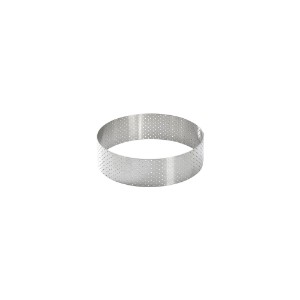 Forma perforata pentru tarta, inox, 6,5 cm - de Buyer