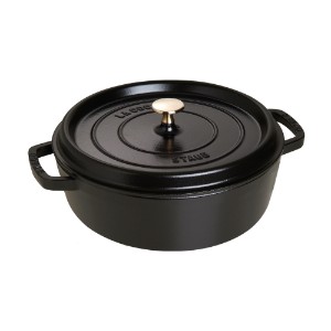 Oala joasa Cocotte, fonta, 28cm/5,7L, Black - Staub