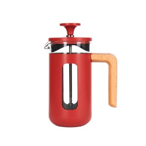 Cafetiera, sticla borosilicata, 350ml, "Pisa", Rosu - La Cafetiere