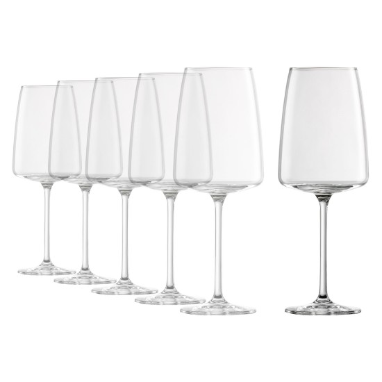 Set 6 pahare vin, sticla cristalina, 535ml, "Sensa" - Schott Zwiesel