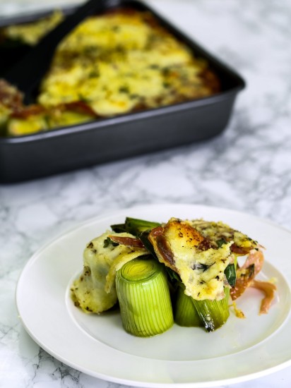 Tava de copt, patrata, otel, 23 x 23 cm, "MasterClass" - Kitchen Craft