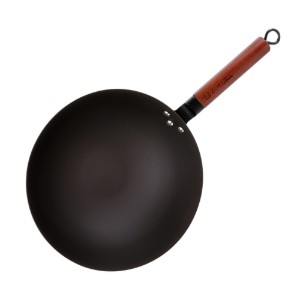 Tigaie wok, otel carbon, 30 cm - Zokura