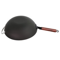 Tigaie wok, otel carbon, 32 cm - Zokura