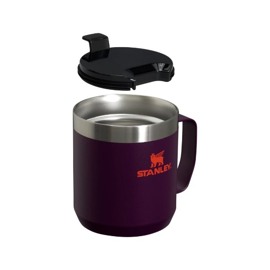 Cana camping, inox, 350ml, "Classic Legendary", Plum - Stanley