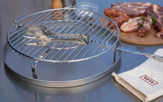 Set 3 piese barbeque BBQ 500, 30 cm - Alfa