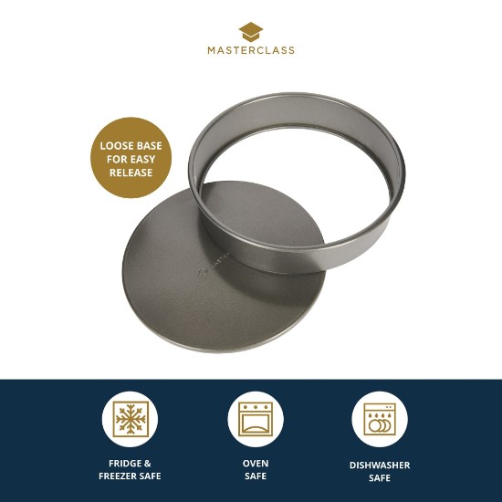 Forma de copt rotunda, otel, 20 cm, "Master Class" - Kitchen Craft
