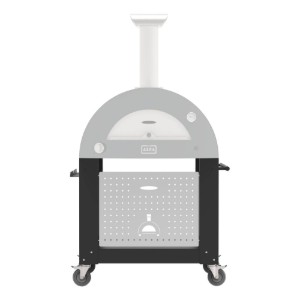 Baza cuptor 2 Pizze, Negru - Alfa