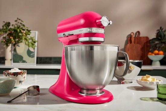 Mixer cu bol 4.7L, Artisan, Model 195, Hibiscus - KitchenAid