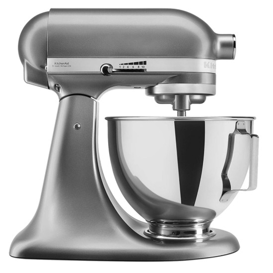 Mixer cu bol 4.3L, Model 95, Contour Silver - KitchenAid
