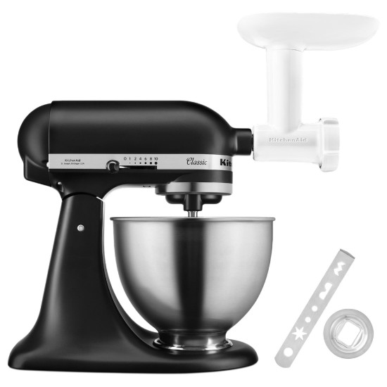 Mixer cu bol 4,3L, Classic, cu accesoriu tocat carne si accesoriu prajituri - KitchenAid