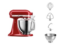 Mixer cu bol 4.8L, Artisan, Model 185, Empire Red - KitchenAid