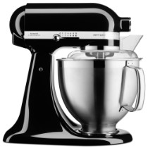 Mixer cu bol 4.8L, Artisan, Model 185, Onyx Black - KitchenAid