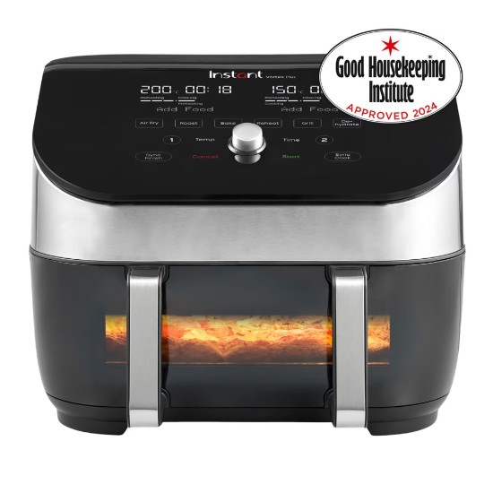 Friteuza dubla cu aer cald, 8,5L/1700W, Vortex Plus VersaZone ClearCook - Instant Pot