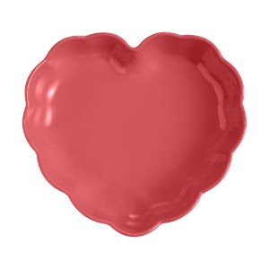 Tava inima, ceramica, 26,5x24,5cm/1,8L, "Madeleine", Rose Candy - Emile Henry