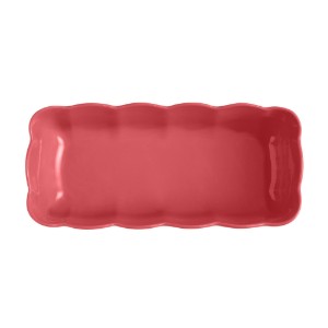 Tava cozonac, ceramica, 28,5x13cm/1,8L, "Madeleine", Rose Candy - Emile Henry