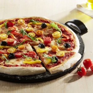 Tava pizza, ceramica, 36,5cm, Charcoal - Emile Henry
