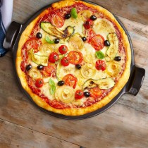 Tava pizza, ceramica, 36,5cm, Charcoal - Emile Henry