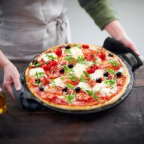 Tava pizza, ceramica, 36,5cm, Charcoal - Emile Henry