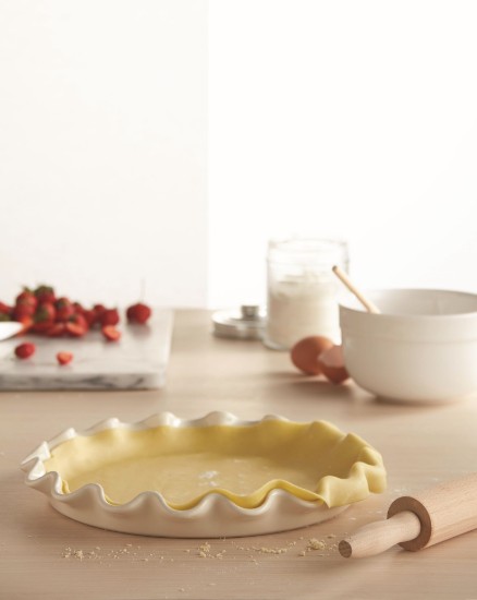 Tava tarte, ceramica, 32 cm/1L, Clay - Emile Henry