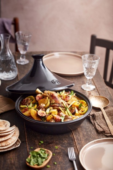 Tajine, ceramica, 32cm/3L, Charcoal - Emile Henry