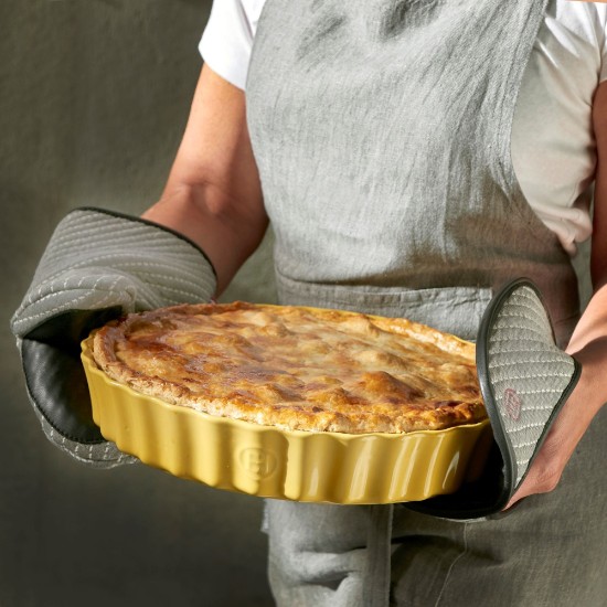 Tava tarte, ceramica, 32cm/3L, Provence Yellow - Emile Henry