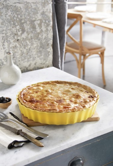 Tava tarte, ceramica, 28cm/1,98L, Provence Yellow - Emile Henry