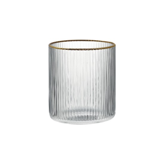 Set 2 pahare whisky, sticla, 320 ml, "Gold" - Easy Life