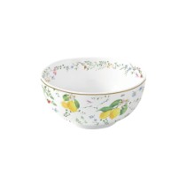 Bol portelan, 12cm, "Fleurs et Citrons" - Nuova R2S