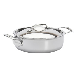 Tigaie saute cu 2 manere 5-Ply, inox, 24 cm/3 l, "Affinity" - de Buyer