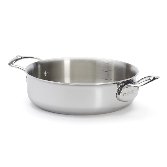 Tigaie saute cu 2 manere 5-Ply, inox, 24 cm/3 l, "Affinity" - de Buyer